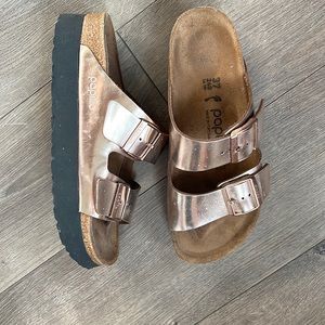 Papillo rose gold platform 37